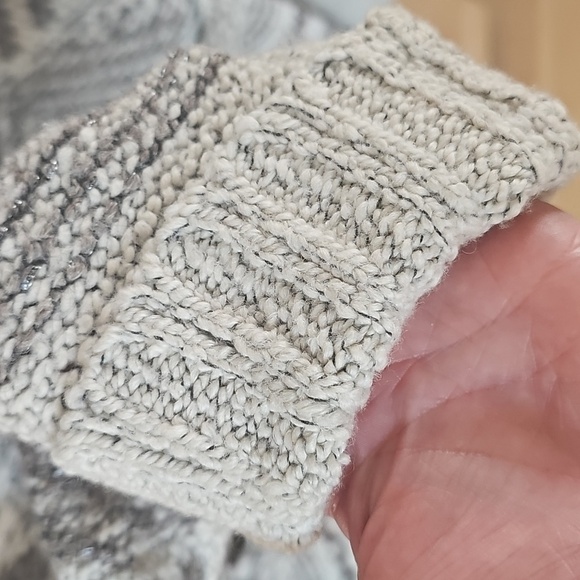 LUCKY BRAND Southwestern Aztec Shawl Cardigan Toggle Large Rare! - Picture 6 of 12